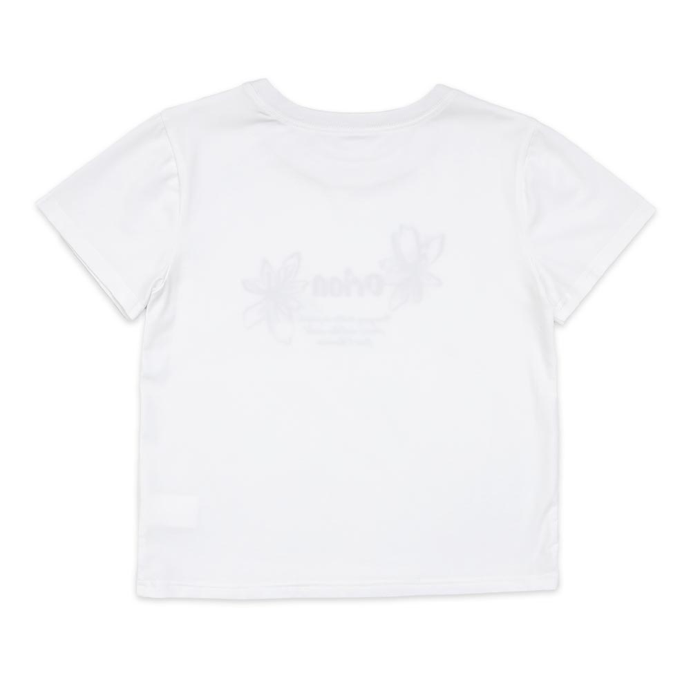 ORION×MERCURYDUO フラワーロゴプリントTee（オフホワイト）