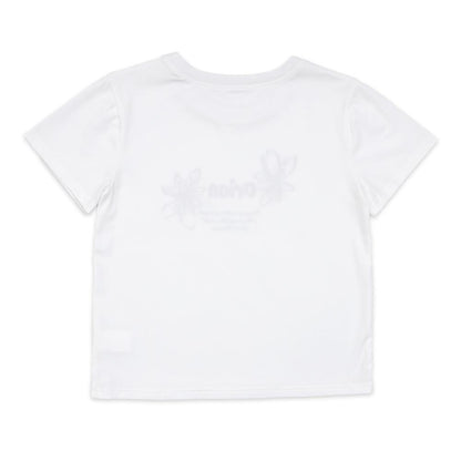 ORION×MERCURYDUO フラワーロゴプリントTee（オフホワイト）