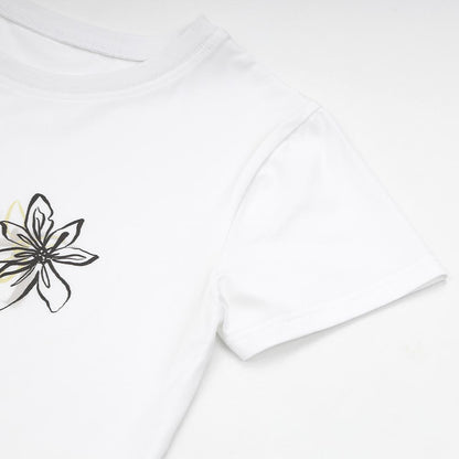 ORION×MERCURYDUO フラワーロゴプリントTee（オフホワイト）