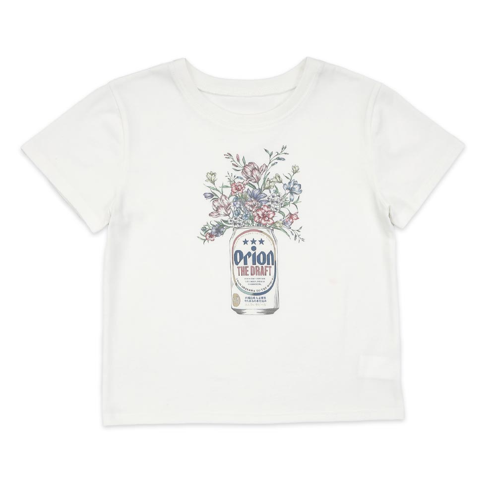 ORION×MERCURYDUO ブーケフラワープリントTee（オフホワイト）