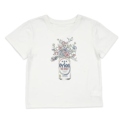 ORION×MERCURYDUO ブーケフラワープリントTee（オフホワイト）