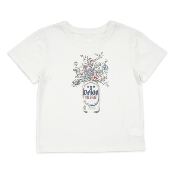 ORION×MERCURYDUO ブーケフラワープリントTee（オフホワイト）