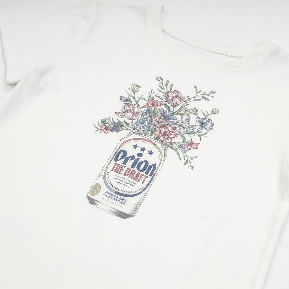 ORION×MERCURYDUO ブーケフラワープリントTee（オフホワイト）