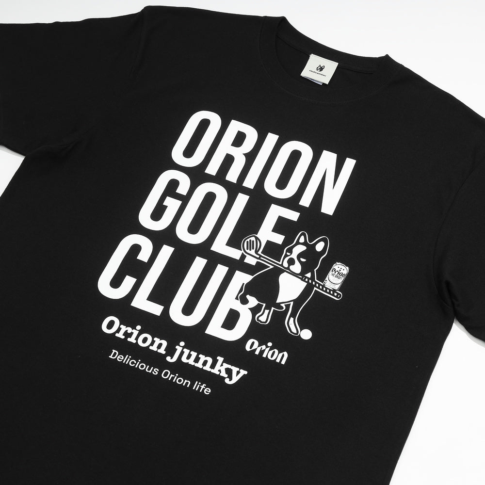 【JUNKY × ORION】 Tシャツ（GOLFCLUB）ブラック