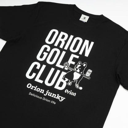 【JUNKY × ORION】 Tシャツ（GOLFCLUB）ブラック