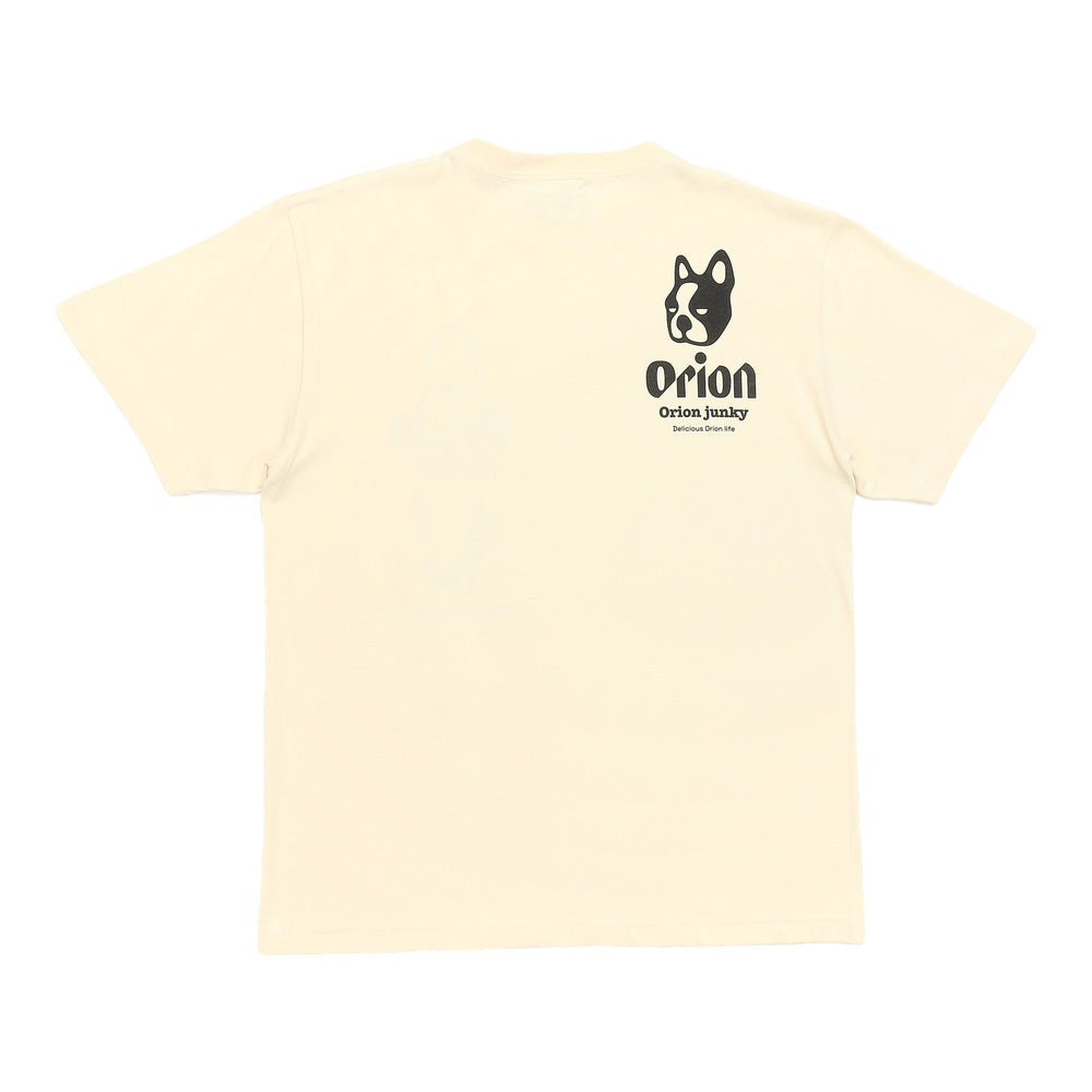 【JUNKY × ORION】　Tシャツ（SEEK） （カラー：アイボリー）