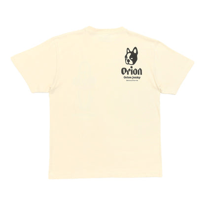 【JUNKY × ORION】　Tシャツ（SEEK） （カラー：アイボリー）