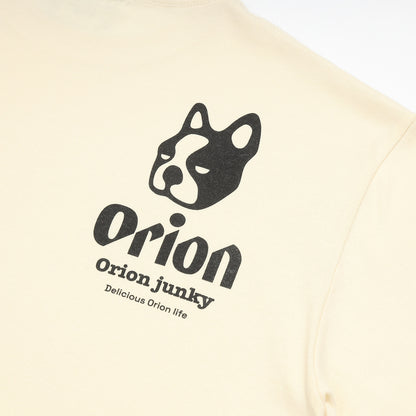 【JUNKY × ORION】　Tシャツ（SEEK） （カラー：アイボリー）