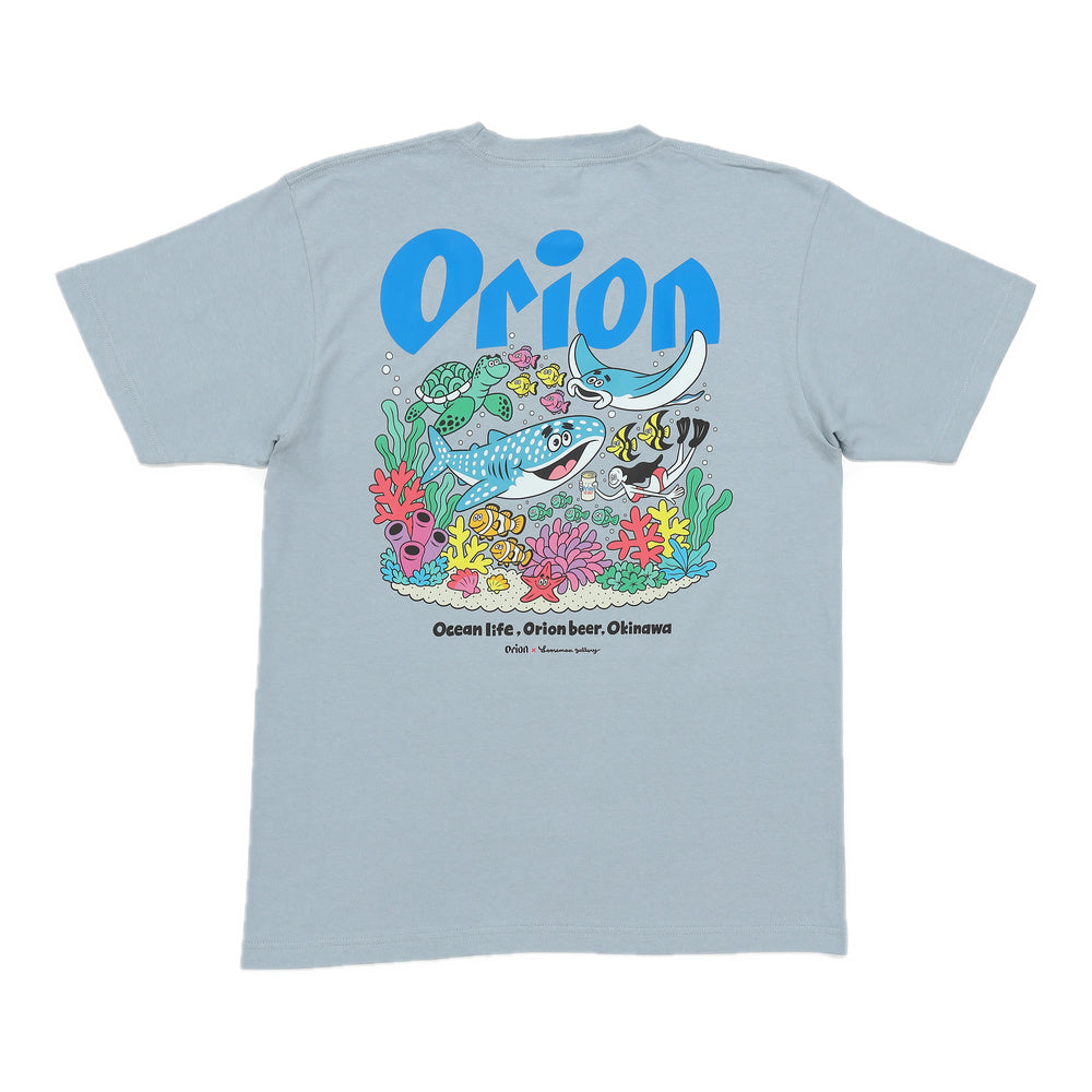 LOOSEMAN GALLERY×ORION OCEAN LIFE Tシャツ （カラー：アシッドブルー）