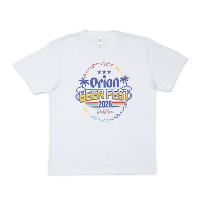 オリオンビアフェスト2026　限定Tシャツ（カラー：ホワイト）