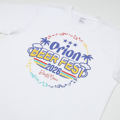 オリオンビアフェスト2026　限定Tシャツ（カラー：ホワイト）