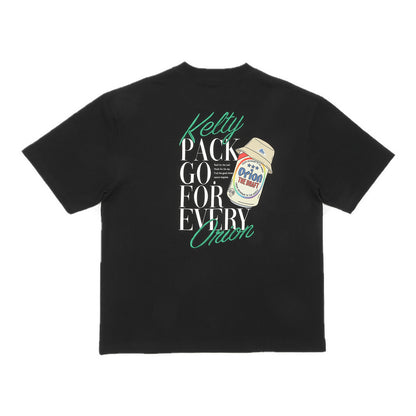 ORION×KELTY　DRAFTデザインTシャツ　ブラック