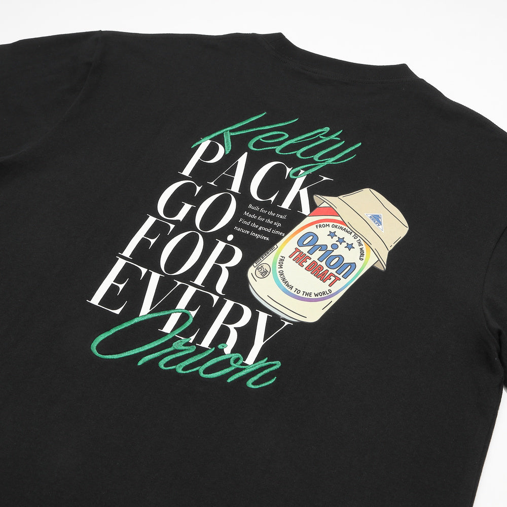 ORION×KELTY　DRAFTデザインTシャツ　ブラック