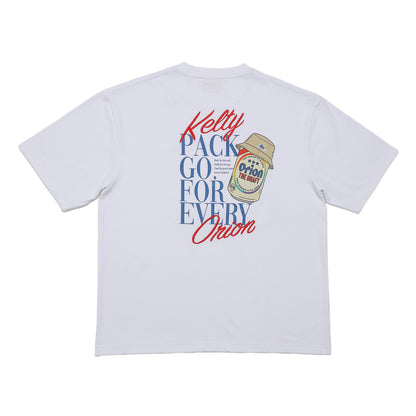 ORION×KELTY　DRAFTデザインTシャツ　ホワイト