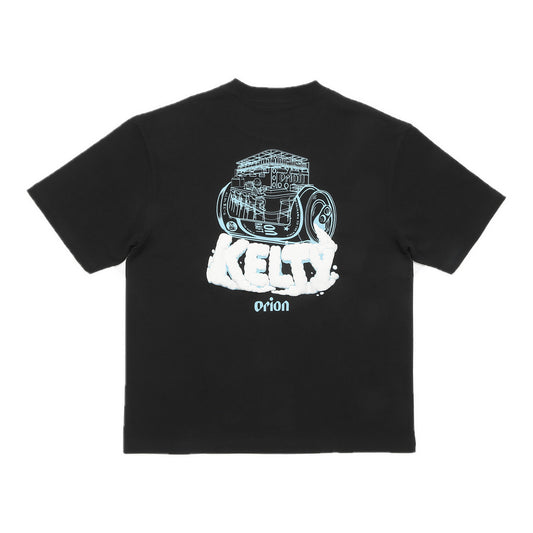 ORION×KELTY　BEERBARデザインTシャツ　ブラック