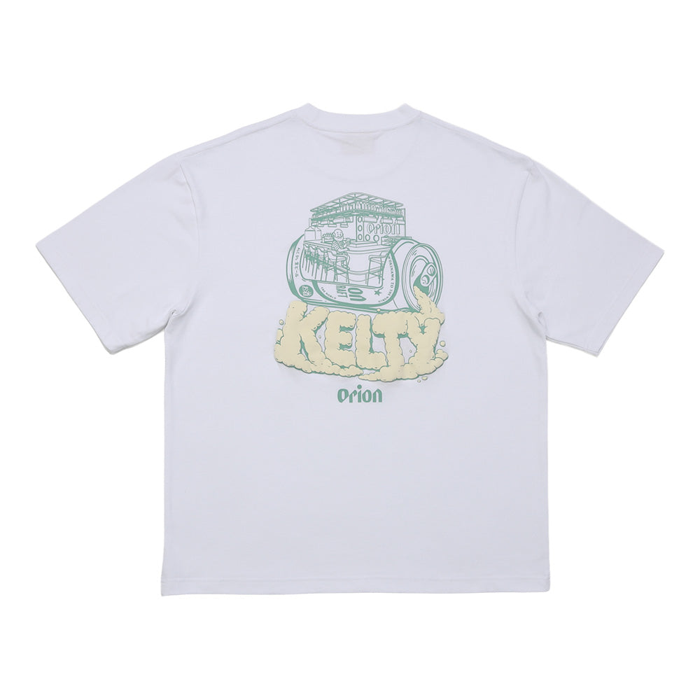 ORION×KELTY　BEERBARデザインTシャツ　ホワイト