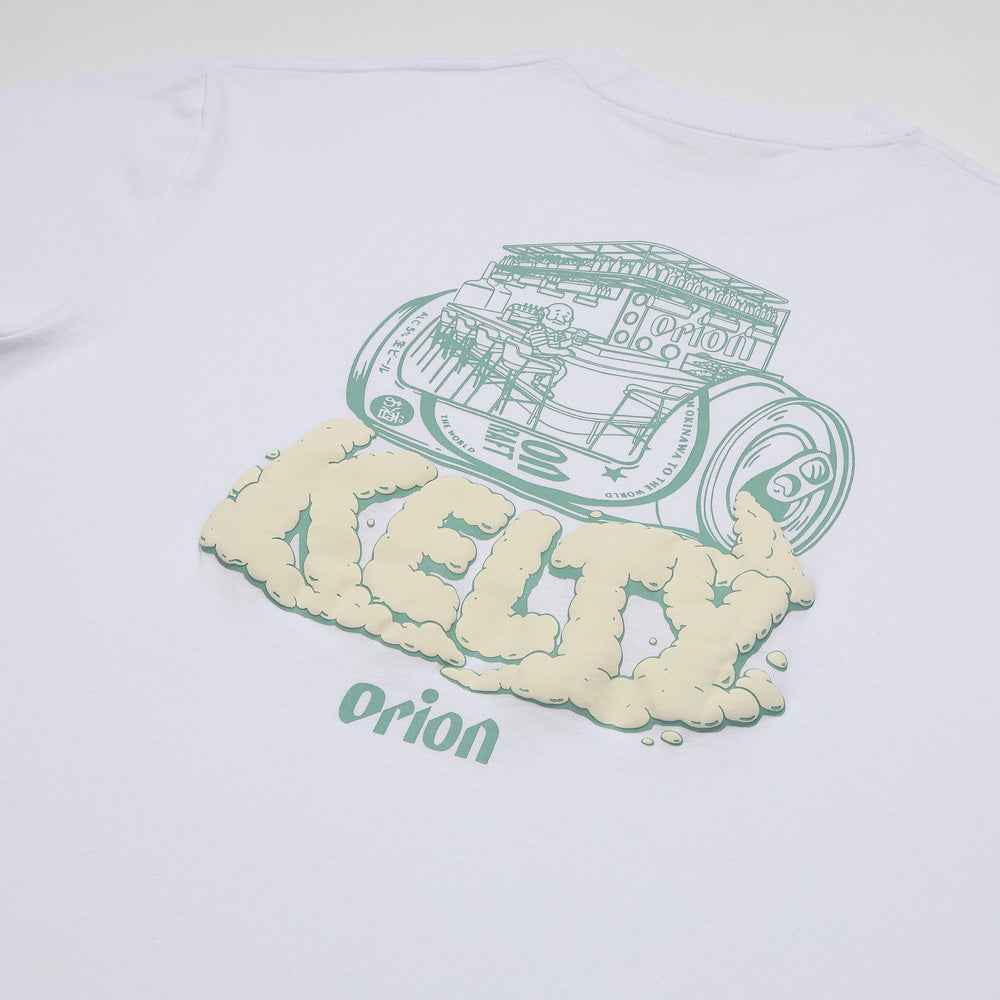 ORION×KELTY　BEERBARデザインTシャツ　ホワイト
