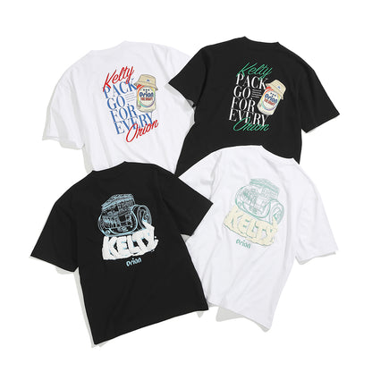 ORION×KELTY　DRAFTデザインTシャツ　ブラック