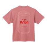 BEER缶Tシャツ　ピグメント・ピンク