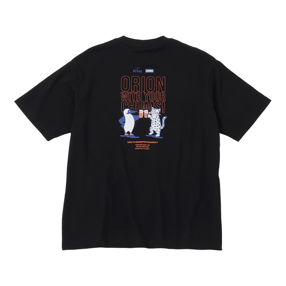 【ORION×CHUMSコラボ26FW】イリオモテヤマネコ カンパイ ブービーバードT-shirt　CRAZY