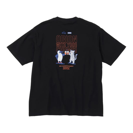 【ORION×CHUMSコラボ26FW】イリオモテヤマネコ カンパイ ブービーバードT-shirt　CRAZY