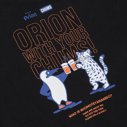 【ORION×CHUMSコラボ26FW】イリオモテヤマネコ カンパイ ブービーバードT-shirt　CRAZY
