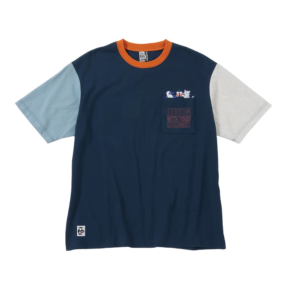 【ORION×CHUMSコラボ26FW】イリオモテヤマネコ カンパイ ブービーバードT-shirt　CRAZY