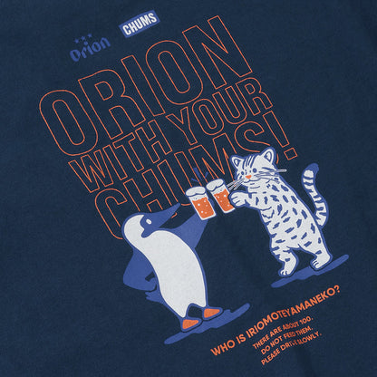 【ORION×CHUMSコラボ26FW】イリオモテヤマネコ カンパイ ブービーバードT-shirt　CRAZY