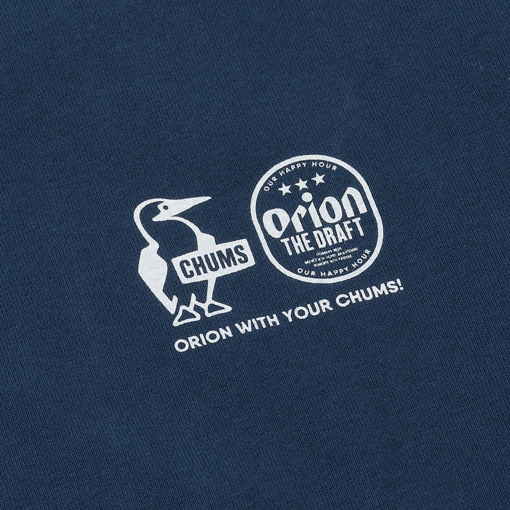 【ORION×CHUMSコラボ26FW】カンパイSurf Long Sleeve T-shirt　NAVY