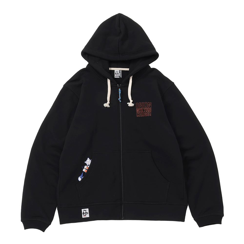 【ORION×CHUMSコラボ26FW】イリオモテヤマネコ カンパイ ブービーバードZip Parka　BLACK