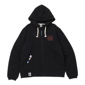 【ORION×CHUMSコラボ26FW】イリオモテヤマネコ カンパイ ブービーバードZip Parka　BLACK