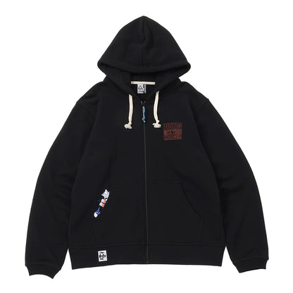 【ORION×CHUMSコラボ26FW】イリオモテヤマネコ カンパイ ブービーバードZip Parka　BLACK