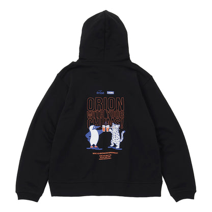 【ORION×CHUMSコラボ26FW】イリオモテヤマネコ カンパイ ブービーバードZip Parka　BLACK