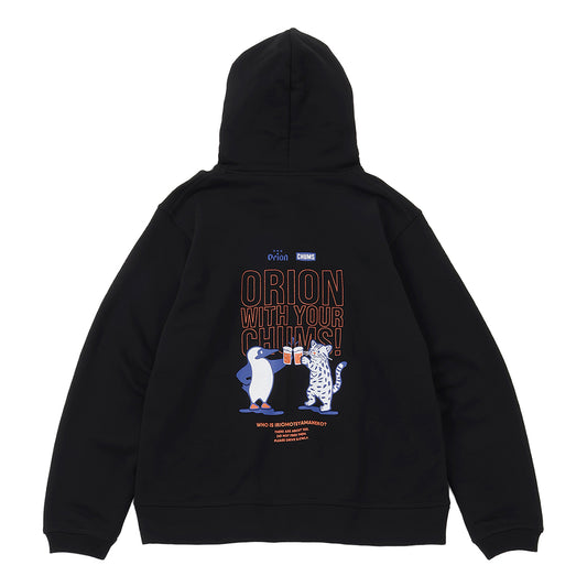 【ORION×CHUMSコラボ26FW】イリオモテヤマネコ カンパイ ブービーバードZip Parka　BLACK
