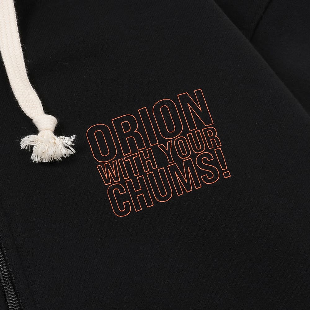 【ORION×CHUMSコラボ26FW】イリオモテヤマネコ カンパイ ブービーバードZip Parka　BLACK
