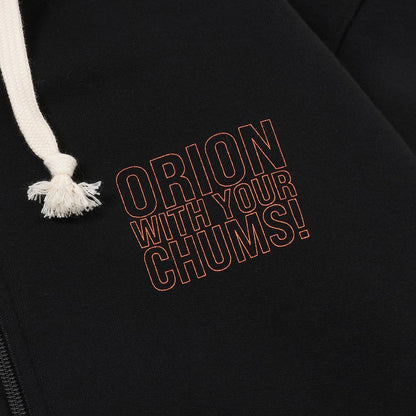 【ORION×CHUMSコラボ26FW】イリオモテヤマネコ カンパイ ブービーバードZip Parka　BLACK