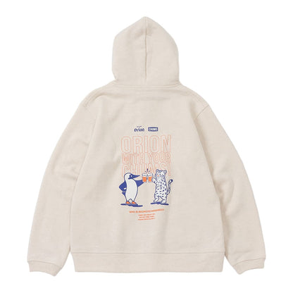 【ORION×CHUMSコラボ26FW】イリオモテヤマネコ カンパイ ブービーバードZip Parka　NATURAL