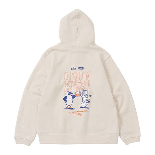 【ORION×CHUMSコラボ26FW】イリオモテヤマネコ カンパイ ブービーバードZip Parka　NATURAL