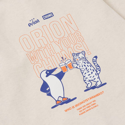 【ORION×CHUMSコラボ26FW】イリオモテヤマネコ カンパイ ブービーバードZip Parka　NATURAL