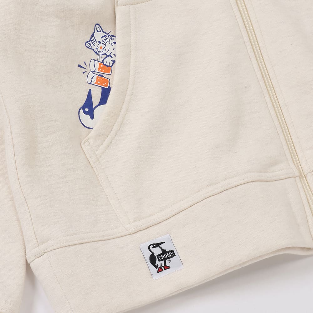 【ORION×CHUMSコラボ26FW】イリオモテヤマネコ カンパイ ブービーバードZip Parka　NATURAL