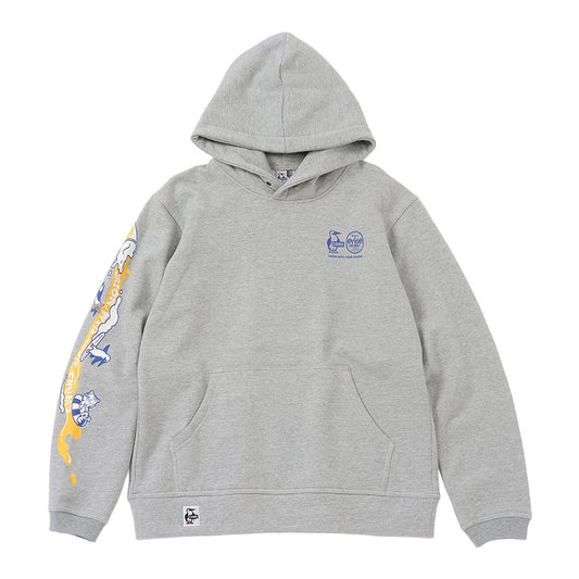 【ORION×CHUMSコラボ26FW】カンパイSurf Pull Over Parka　GRAY
