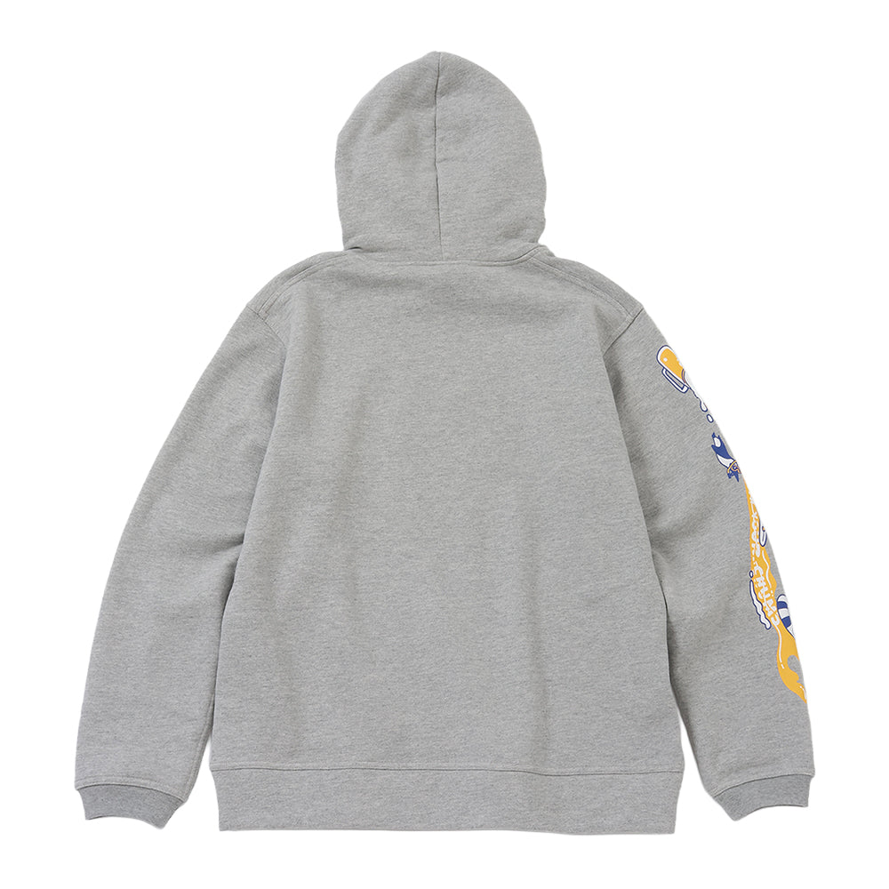 【ORION×CHUMSコラボ26FW】カンパイSurf Pull Over Parka　GRAY