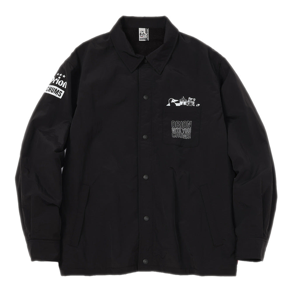 【ORION×CHUMSコラボ26FW】イリオモテヤマネコ カンパイ ブービーバードShirt Jacket　BLACK