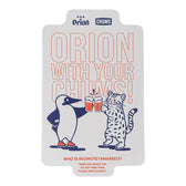 【ORION×CHUMSコラボ26FW】イリオモテヤマネコ カンパイ ブービーバード ステッカー