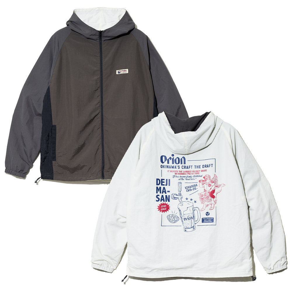 Duckster × ORION】 ダックスターコラボナイロンジップパーカー