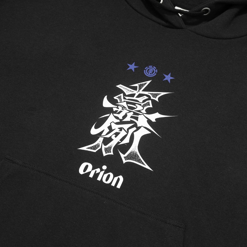 ELEMENT × ORION タギング嘉例フーディー （カラー：ブラック）