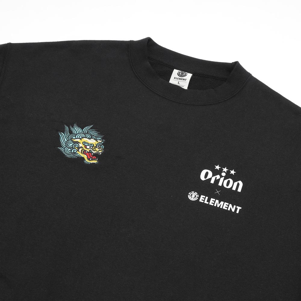 ELEMENT × ORION シーサークルーネック （カラー：ブラック）