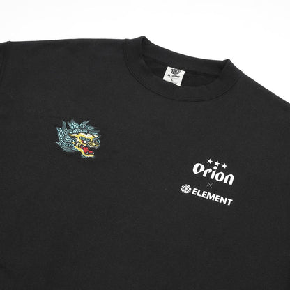 ELEMENT × ORION シーサークルーネック （カラー：ブラック）