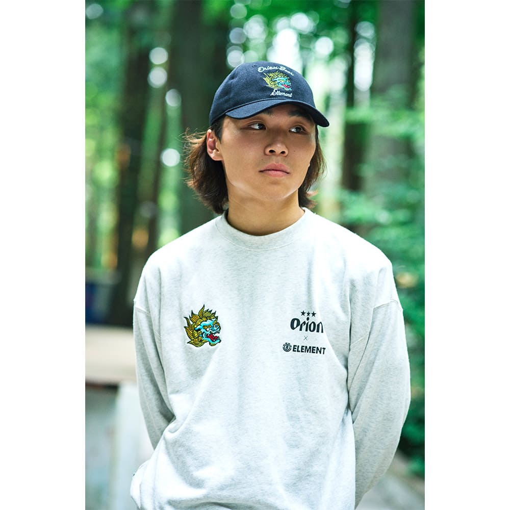 ELEMENT × ORION SHISA CREW （カラー：ホワイト）