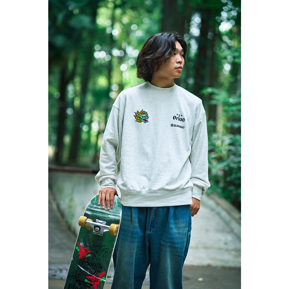 ELEMENT × ORION SHISA CREW （カラー：ホワイト）